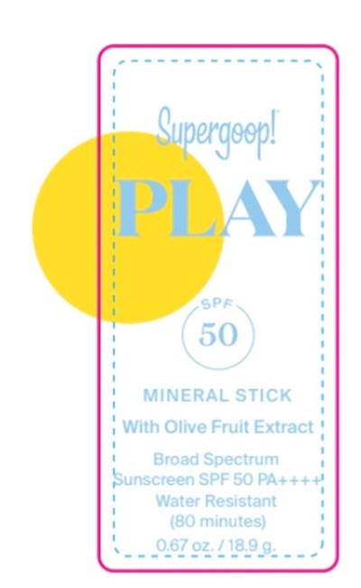 Front Label (Play Mineral Stick Front Label)
